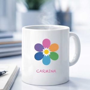 Cana alba personalizata