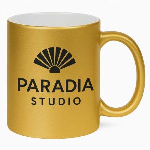 Cana auriu sidefat personalizata
