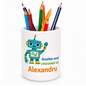 Pahar pentru creioane, personalizat