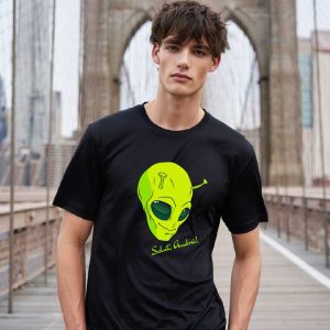 Tricou Alien personalizat – Salut, [Numele Tău]!