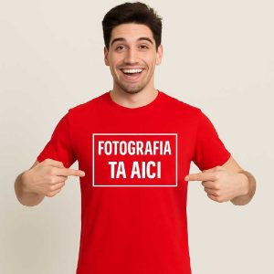 Tricou color, diferite culori,  personalizat cu fotografia ta