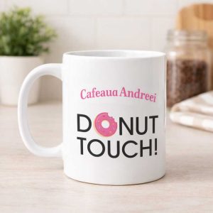 Cana personalizata cu mesajul Cafeaua... nume posesor