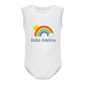 Body personalizat pentru bebeluși cu nume și grafică